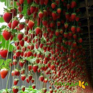 Клубника ампельная Анастасия купить по цене от 370р. в интернет-магазине «Посадика» с доставкой почтой в в Аксайе и по всей России – [изображение №1].