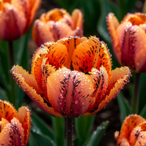 Тюльпан Литл Джем купить по цене от 199р. в интернет-магазине «Посадика» с доставкой почтой в в Аксайе и по всей России – [изображение №1].